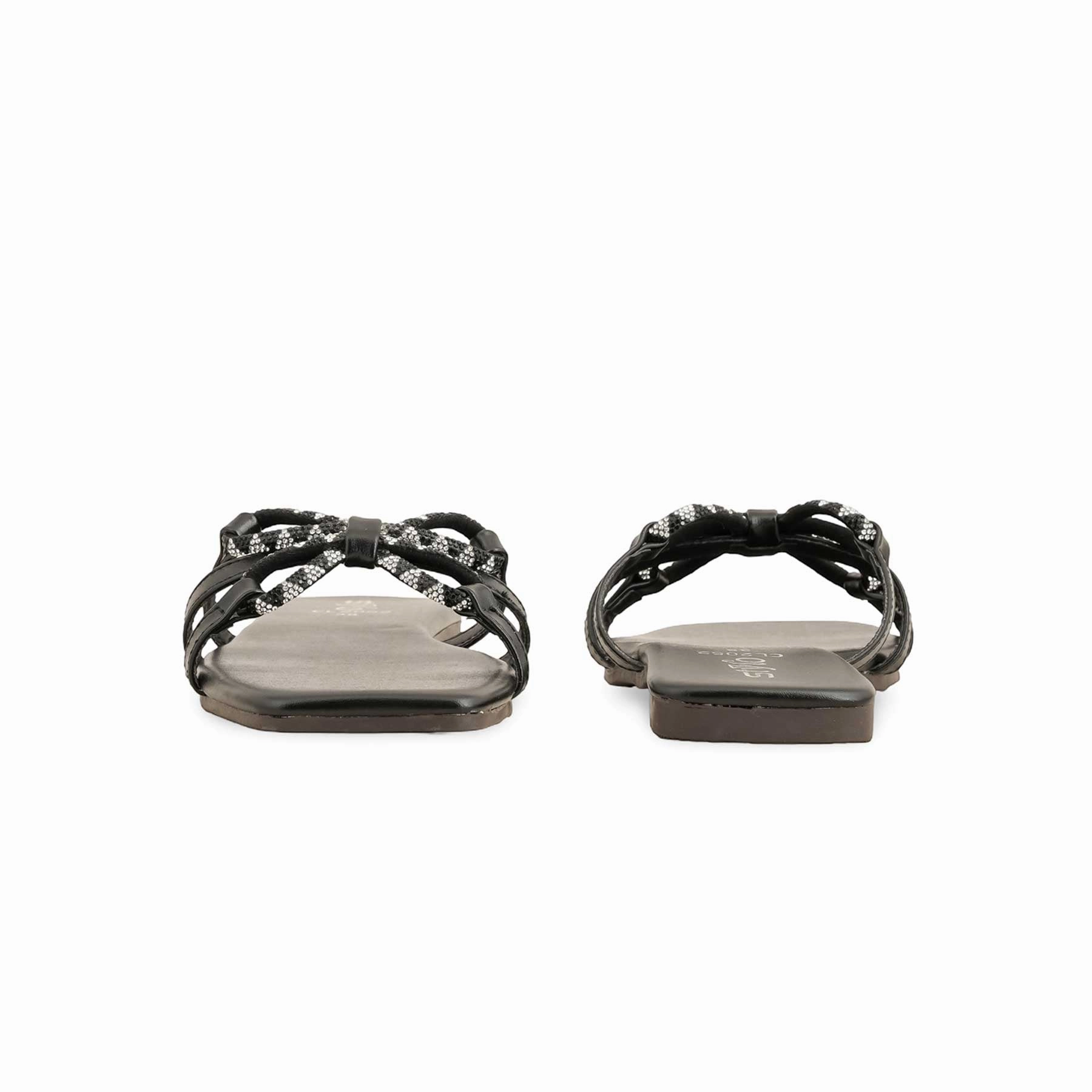 Black Casual Slipper CL2052 Hobbit Feet Slippers