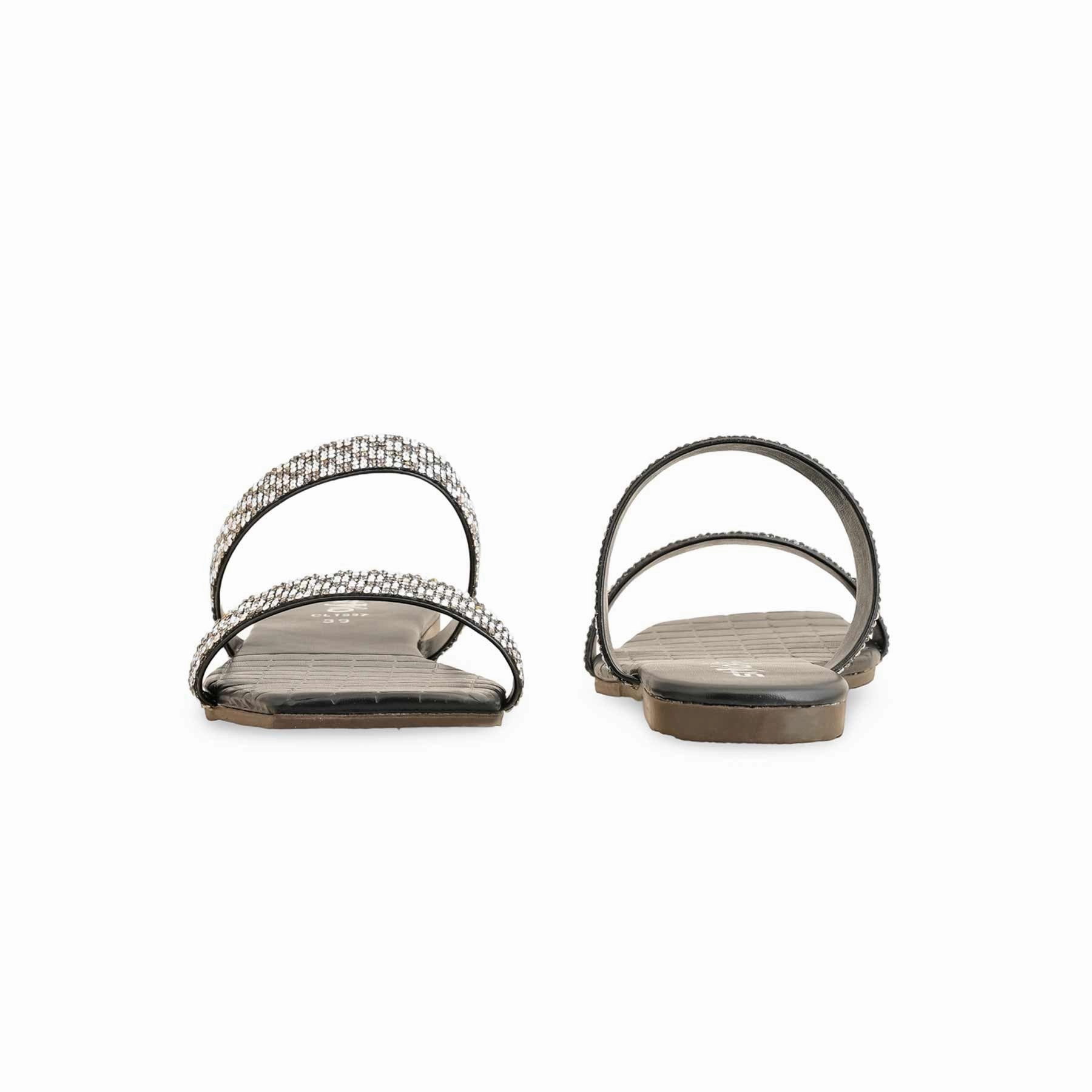 Athletic Slippers Black Casual Women Slipper CL1997