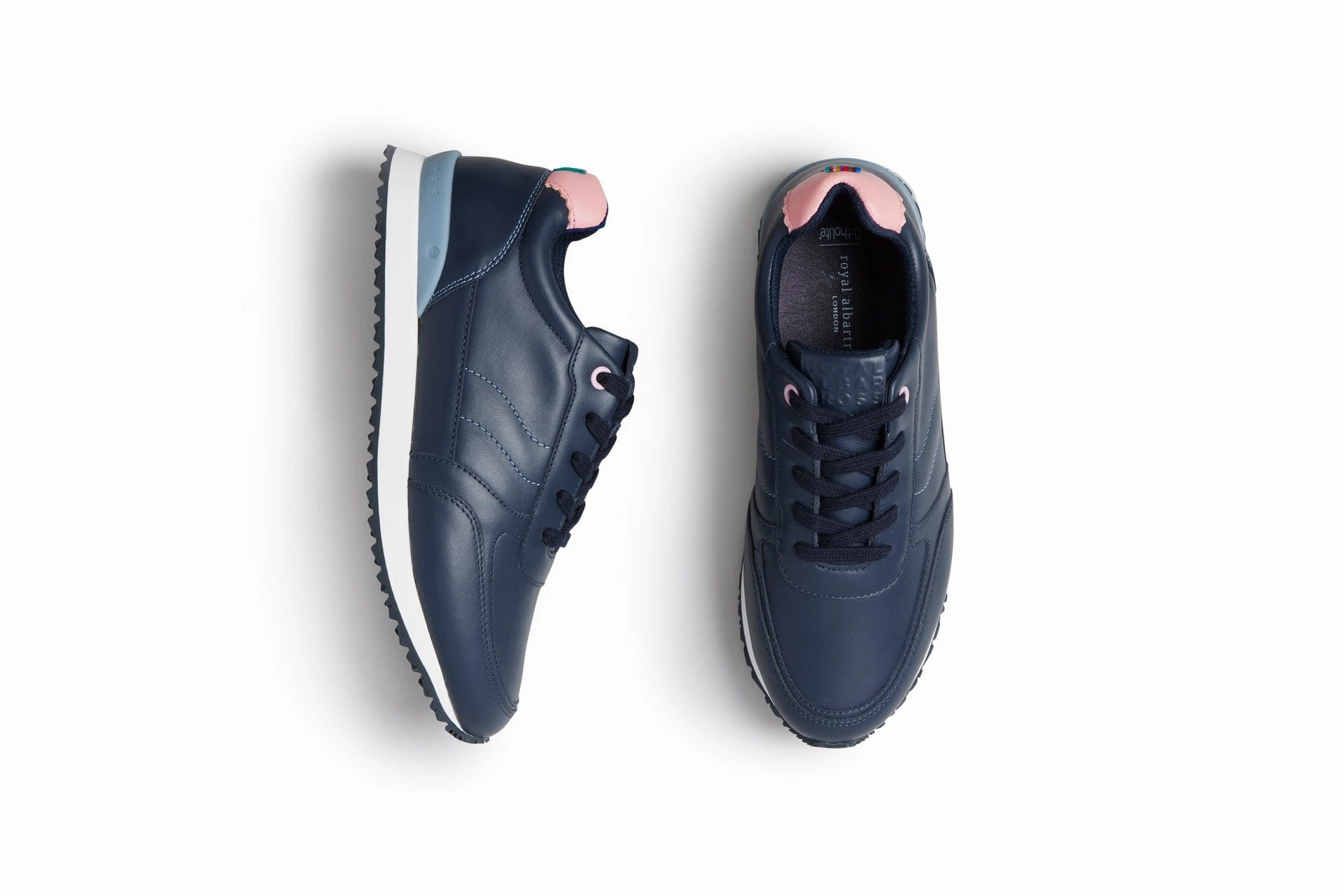 Sloane Storm | Navy/Pink grooved sole
