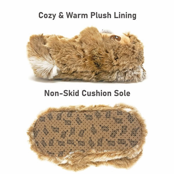 Ku'i Slippers Sloth Hugs - Kids Fluffy House Slippers Shoes