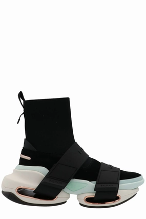 Balmain B-Bold Logo Detailed High Top Sneakers Everlast Boxing Sneakers