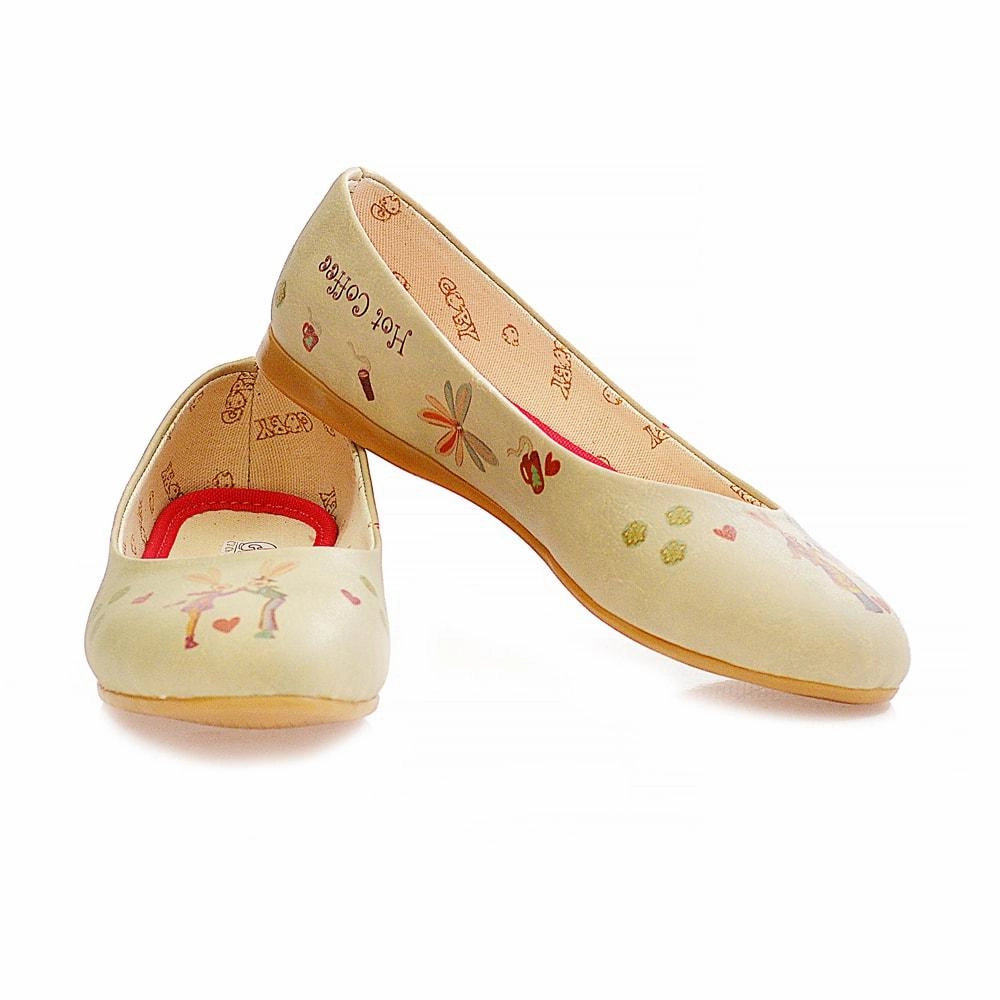 Couple Rabbit Ballerinas Shoes 1097 Wind Chill Low Arch