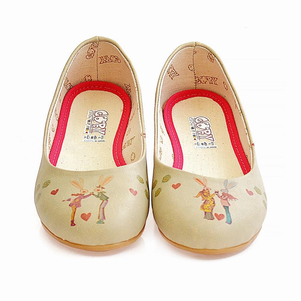 Couple Rabbit Ballerinas Shoes 1097 Comfort Heel