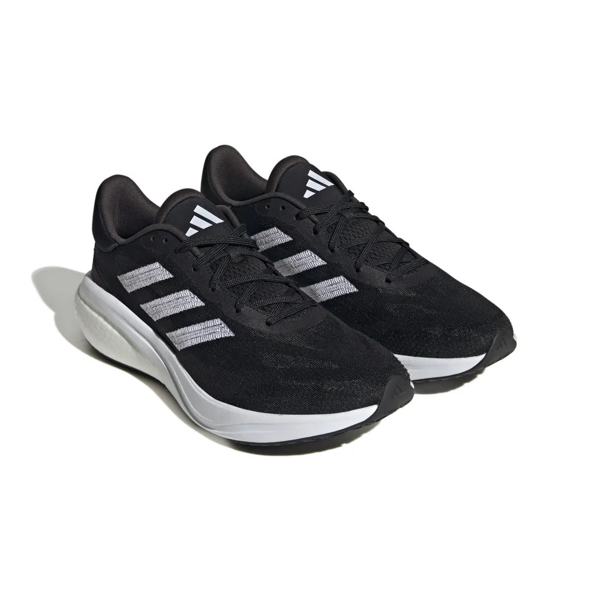 ADIDAS IE4367 SUPERNOVA 3 MN'S (Medium) Black/White/Black Textile Running Shoes Slim breathability Stay Light