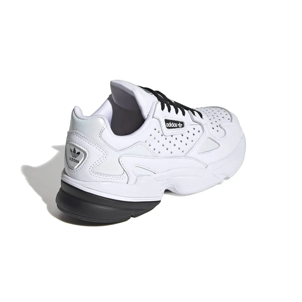 Print Fun Minimalist Design ADIDAS FV3413 FALCON WMN`S (Medium) White/Back/White Mesh/Leather Lifestyle Shoes