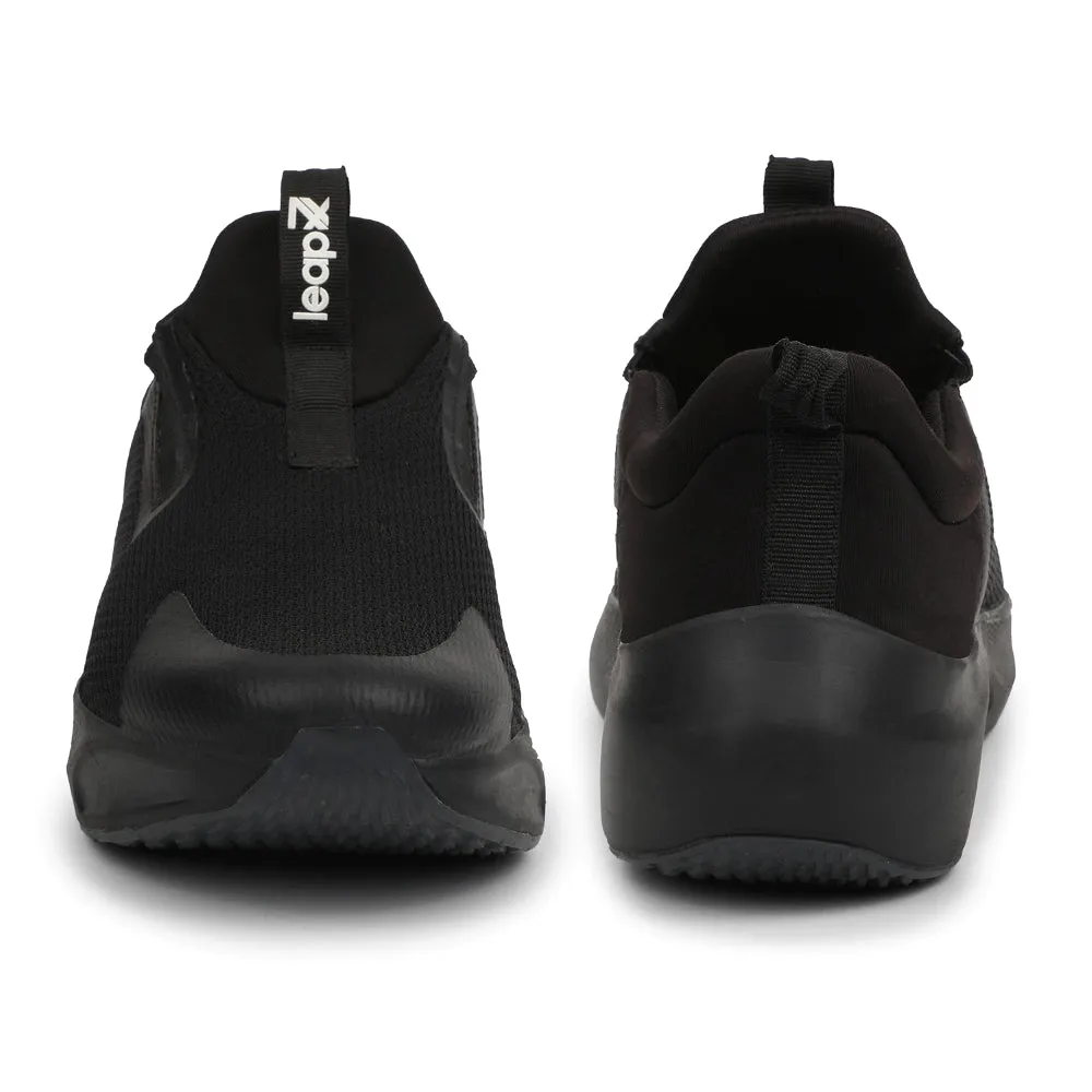 Leap7x Sports Black Walking Shoes For Mens REACTIVE-2 By Liberty Nike Train Ultrafast Flyknit Training Shoes