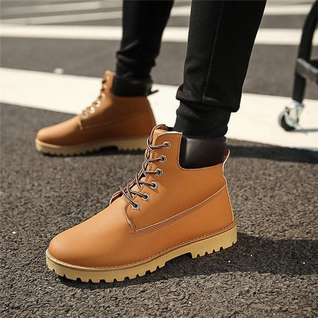 Brand Men's Boots Military boot Chukka Ankle Bot Desert High Top Army Male Causal Shoes Safety Combat Men Motocycle Boots Adidas Original Shoes Samba