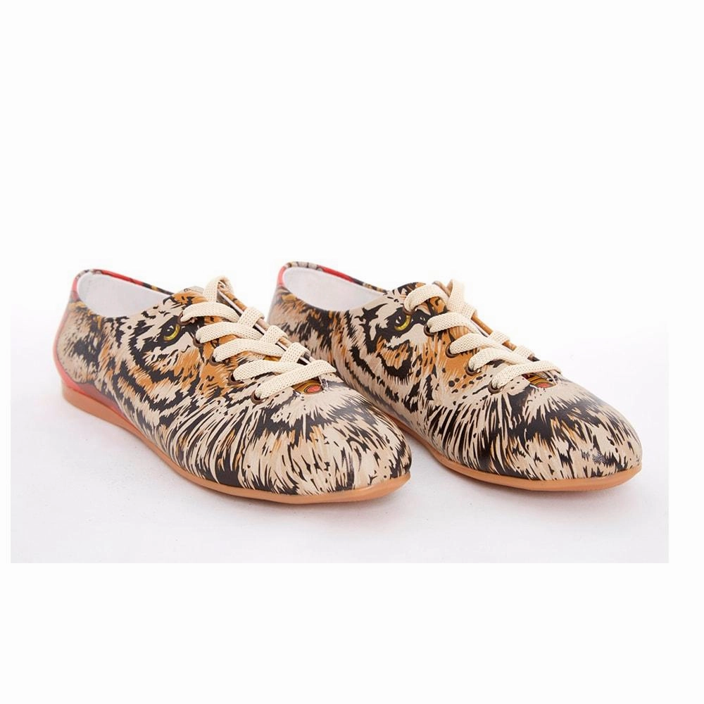 Tiger Ballerinas Shoes SLV070 Slip Resistant Photo Glam