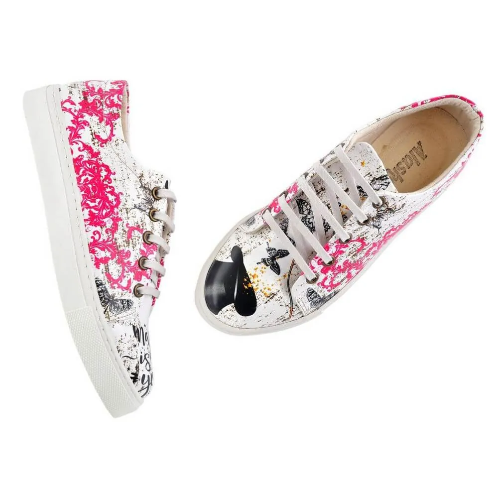 Skin Soft Wide Base Sneaker Shoes ARUG302