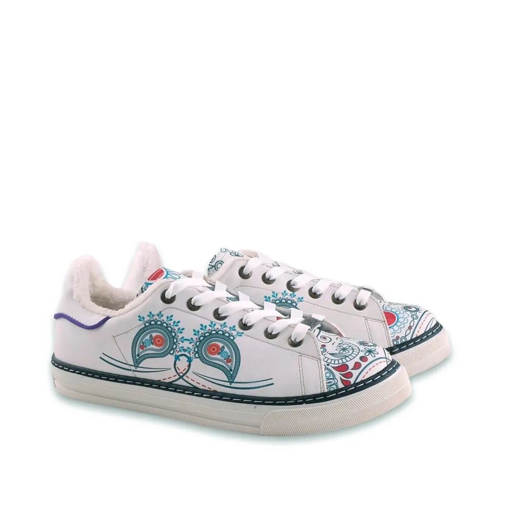 soft pastel Black Edge Sneaker Shoes GSS741