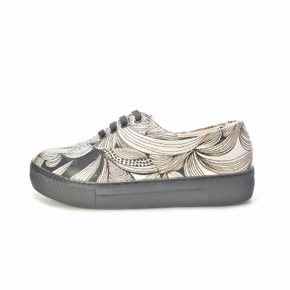 Silk Feel Moon Tone Sneaker Shoes GBV108