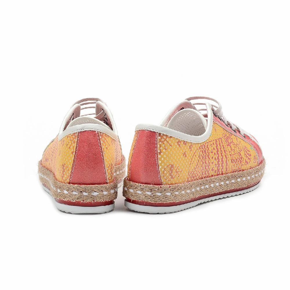 Sneaker Shoes NDEL113 Fire Red