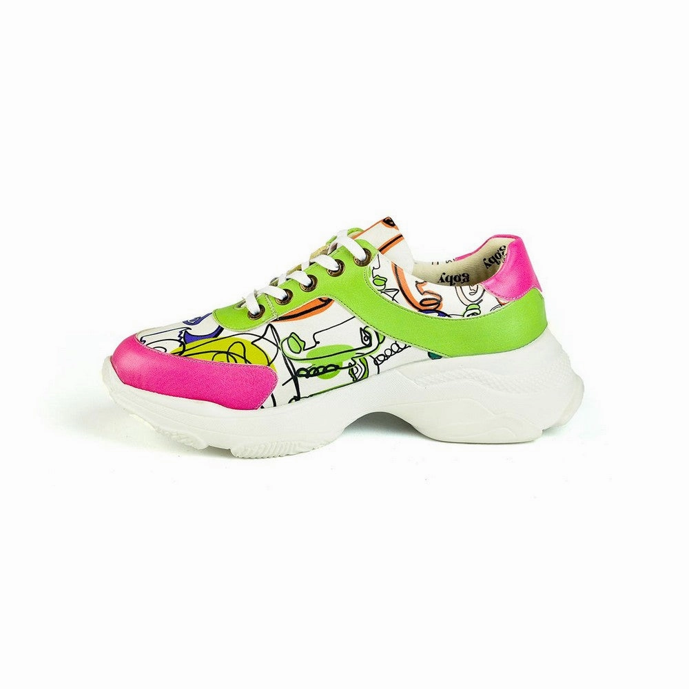 Sneaker Shoes POP106 Elastic laces Action Ready