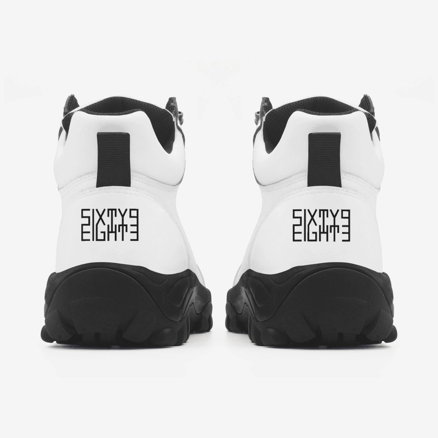 Adidas Shoes Warranty Sixty Eight 93 Logo Black White High Top Boots