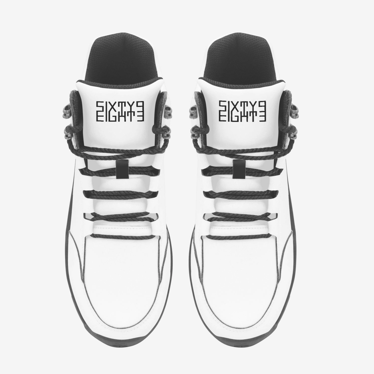 Adidas Neo Cloudfoam Shoes Sixty Eight 93 Logo Black White High Top Boots