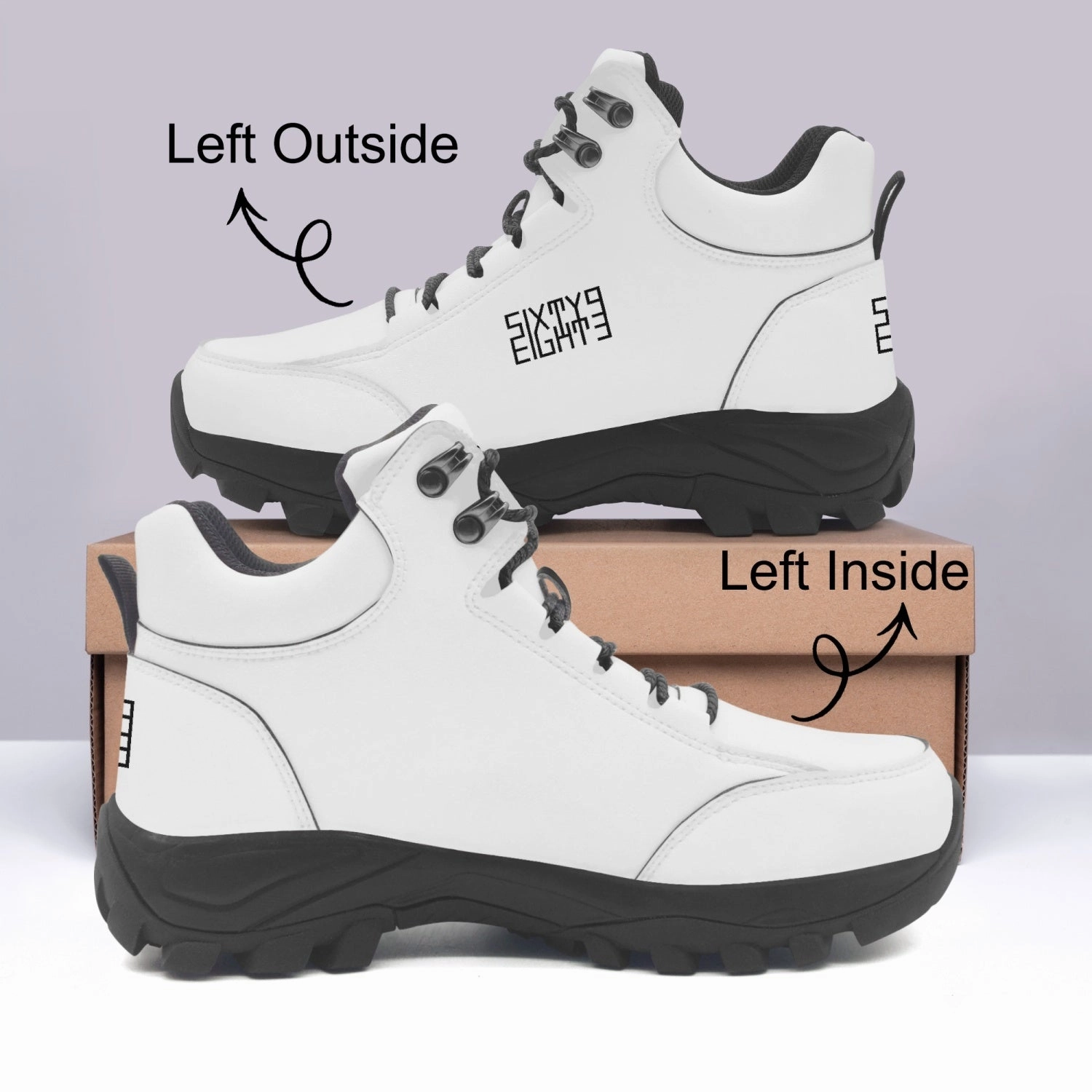 Adidas Amplimove Trainer Shoes Sixty Eight 93 Logo Black White High Top Boots