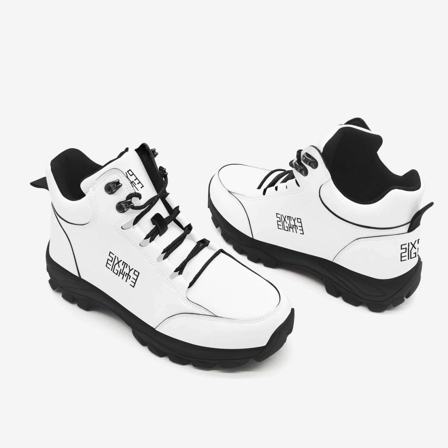 Adidas Special Edition Shoes Sixty Eight 93 Logo Black White High Top Boots