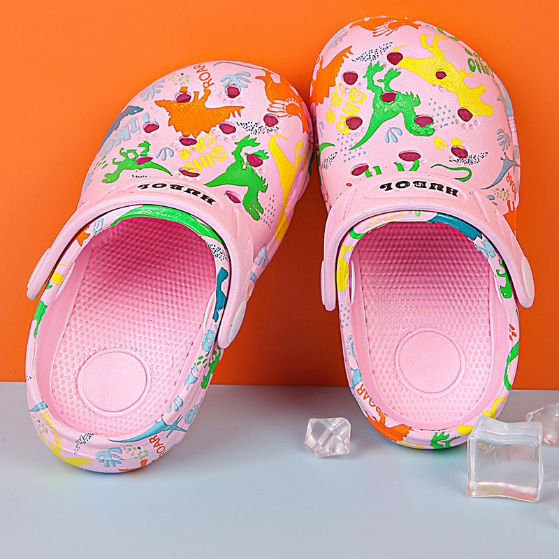 Hedgehog With Slippers Wholesale Cartoon Dinosaur EVA Kids Slippers