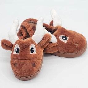 Longhorn Slippers - Children's Sizes 2-6 Slip In Slippers