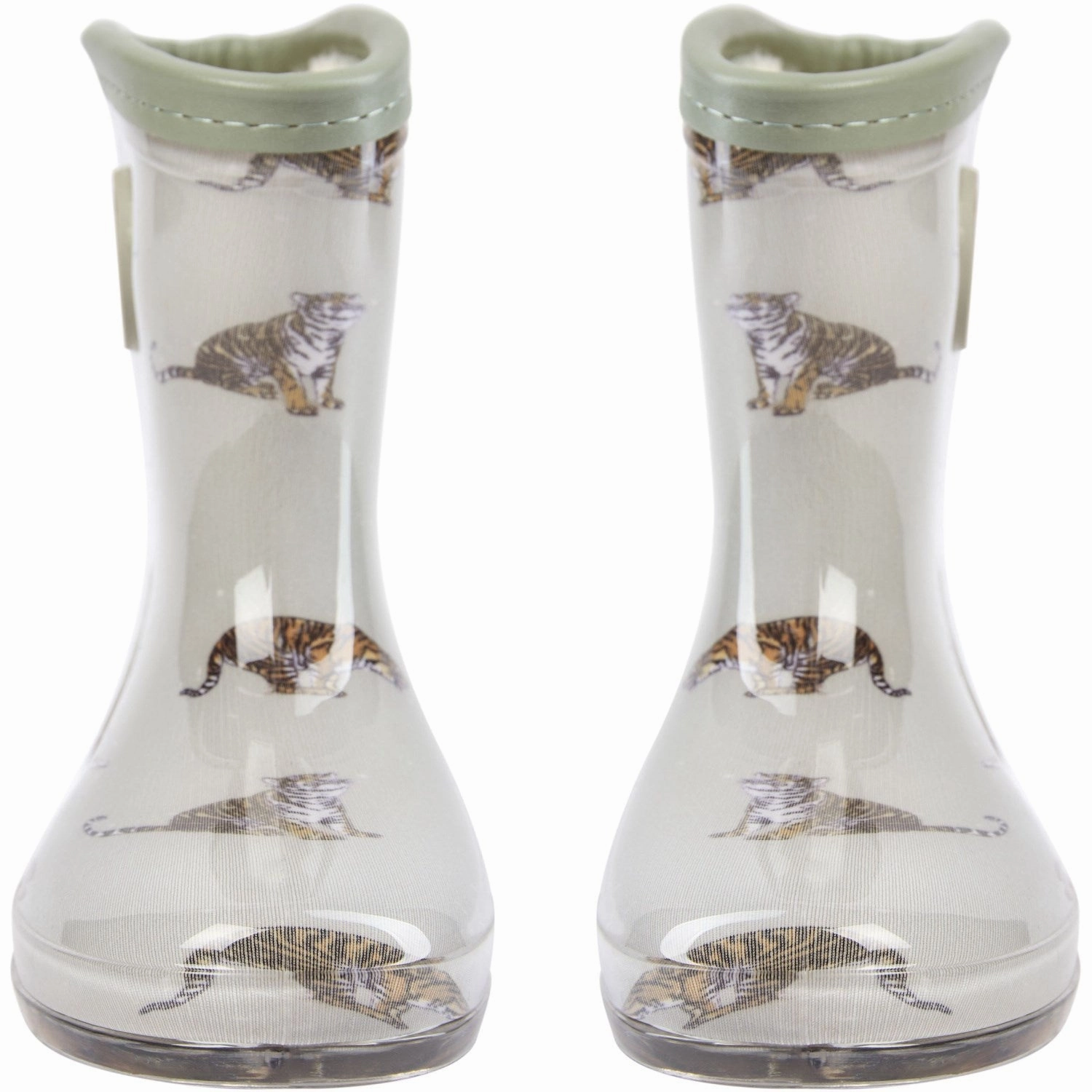 Sofie Schnoor Light Green Rubber Boot Waterproof Pull On Work Boots