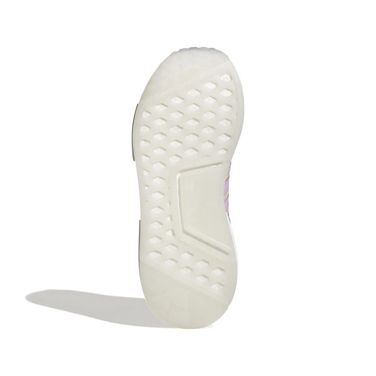 Durable Wear Classic Fit ADIDAS HQ6184 NMD_R1 JR'S (Medium) Lilac/White/Lilac Mesh Running Shoes