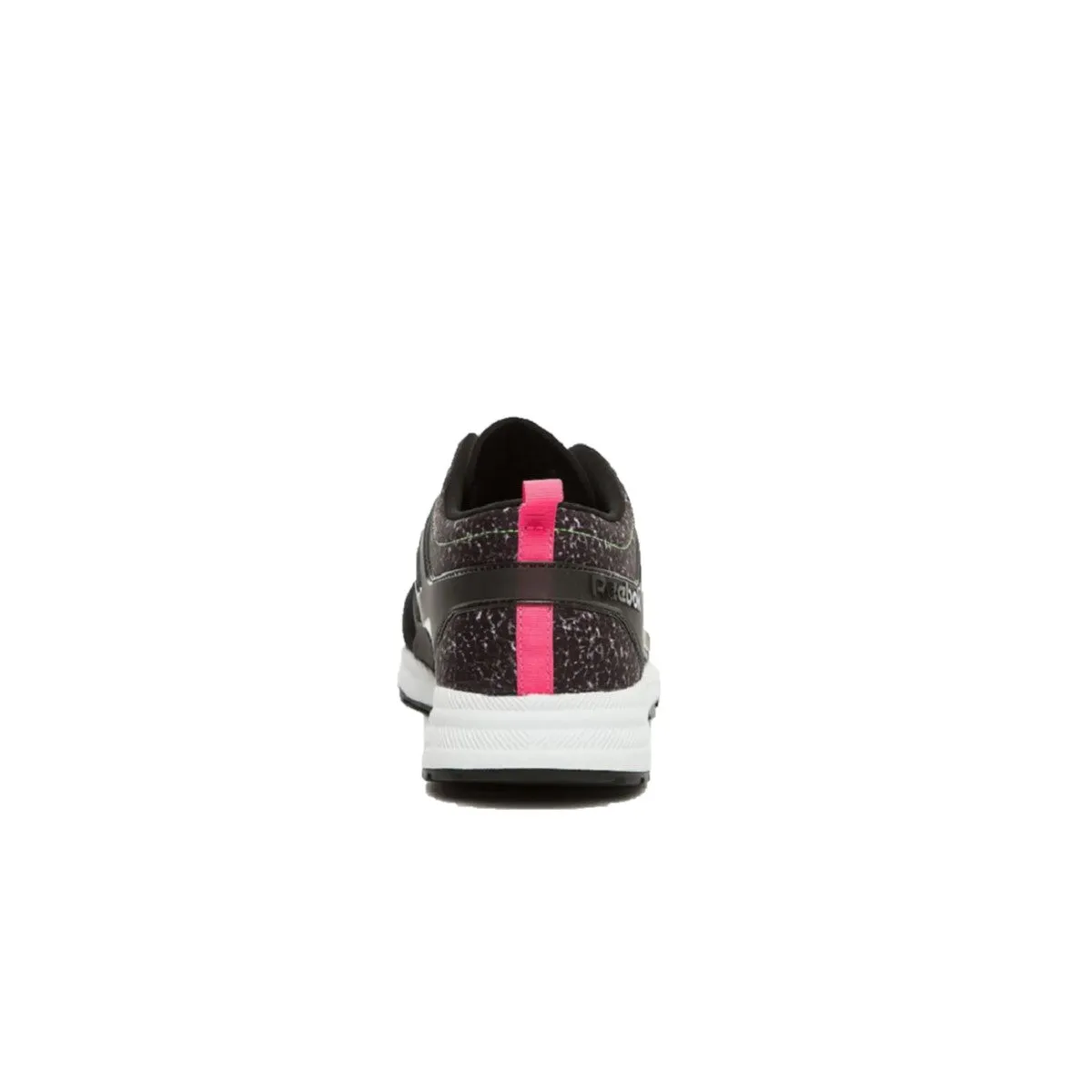 REEBOK V63497 VENTILATOR ADAPT GRAPHIC MN'S (Medium) Black/Green/Pink Mesh/Leather Running Shoes Break Run Night Jog