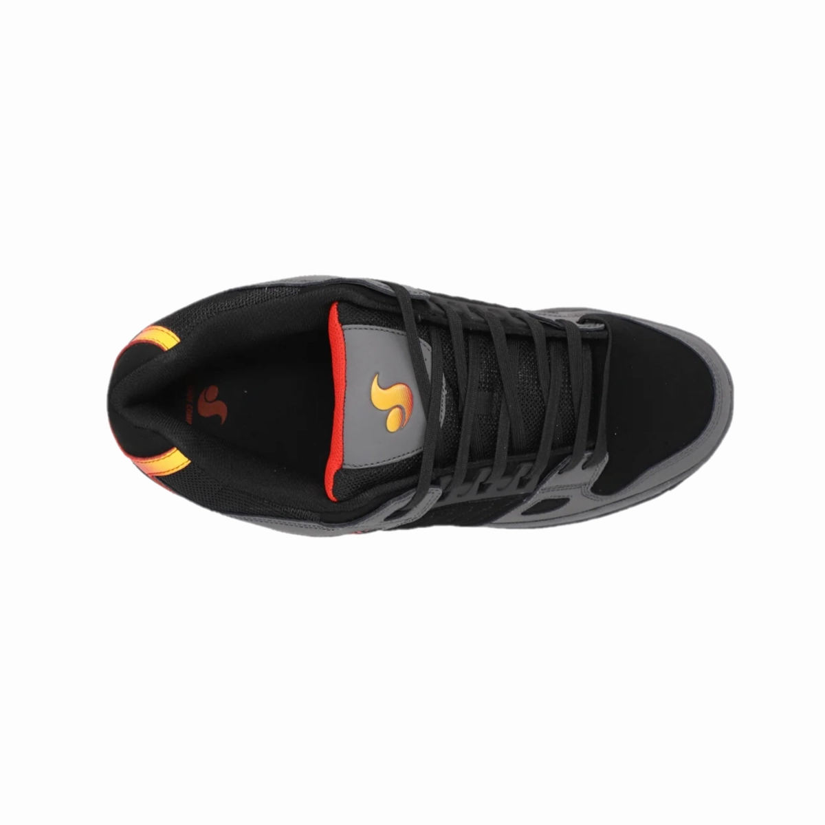 Speed Comfort Urban Step DVS F0000233970 CELSIUS MN'S (Medium) Charcoal/Black/Red Suede/Leather/Nubuck Skate Shoes