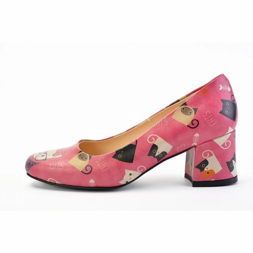 Career Heel Shoes DB202 Fashion Glow