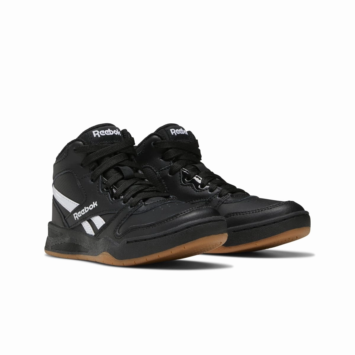 City Hike Test Hike REEBOK GV7028 BB4500 COURT KID'S (Medium) Black/Black/White Synthetic/Leather Basketball Shoes