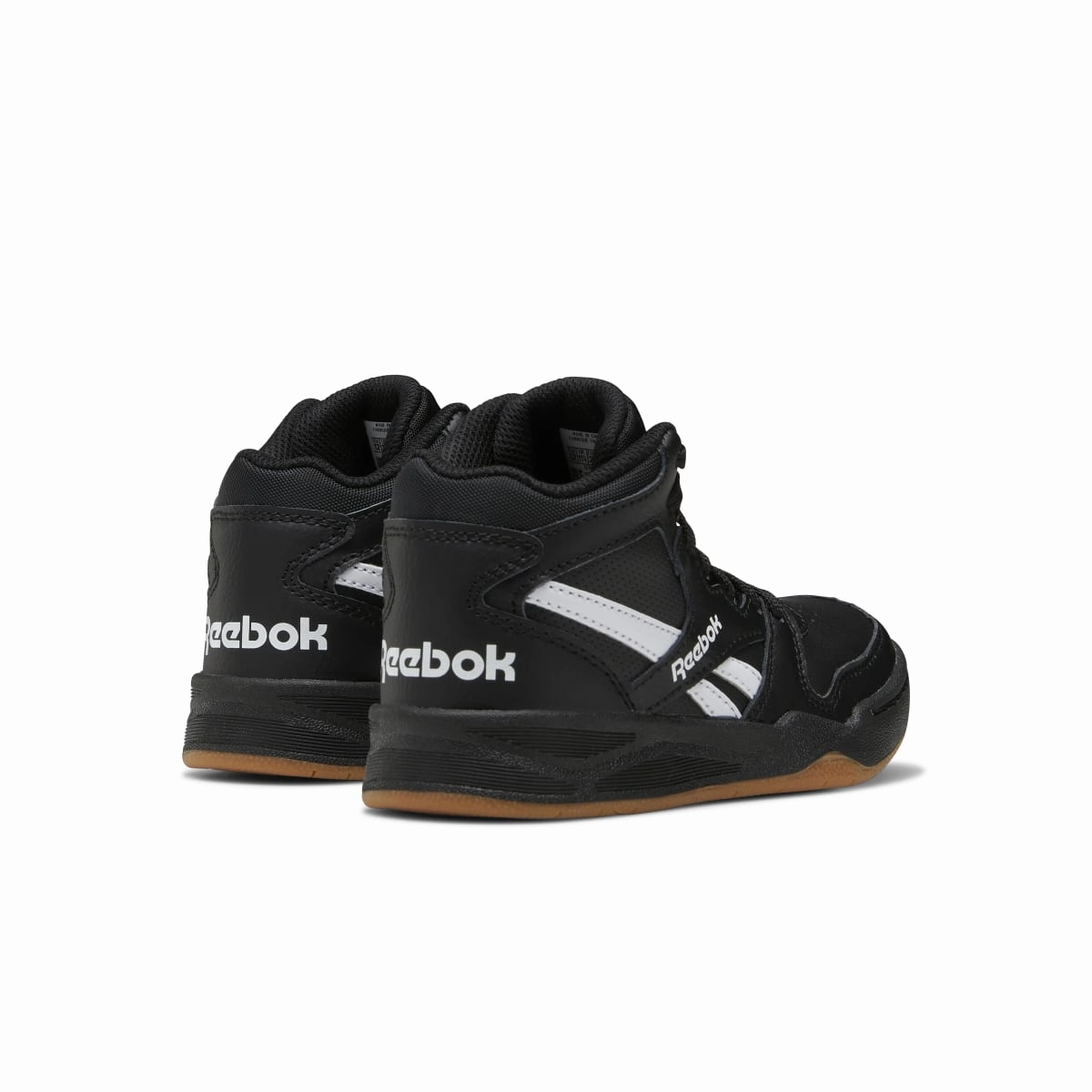 Minimal Look French Ease REEBOK GV7028 BB4500 COURT KID'S (Medium) Black/Black/White Synthetic/Leather Basketball Shoes