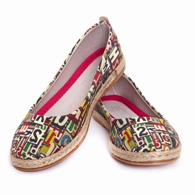 Ice Guard Numbers and Letters Ballerinas Shoes FBR1205
