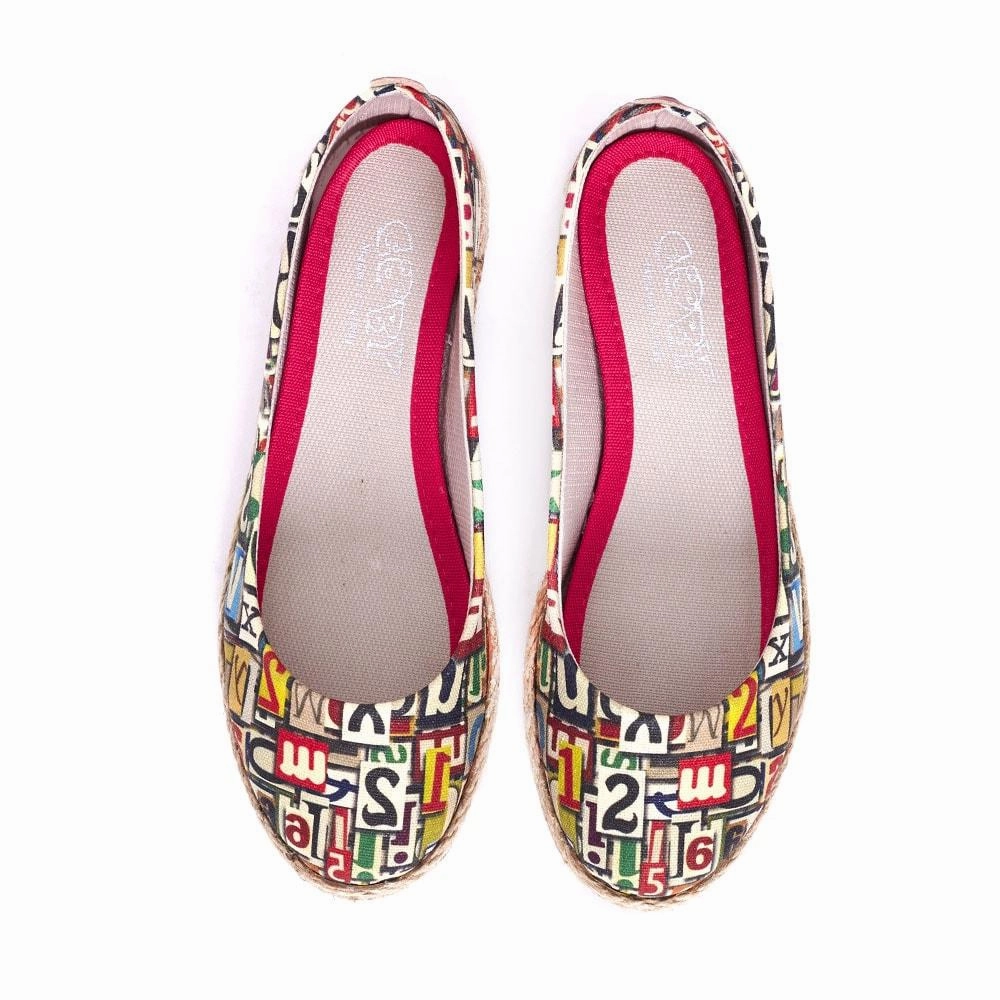 Numbers and Letters Ballerinas Shoes FBR1205 Action Ready Swim Ready