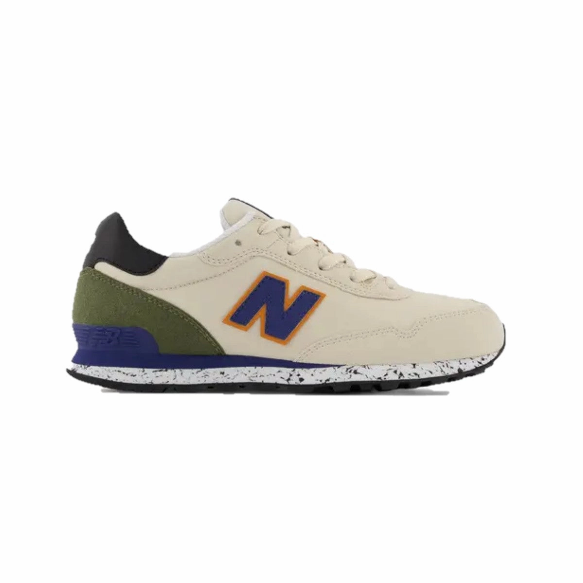 NEW BALANCE GC515AT-W 515 v1 JR'S (Wide) Calm Taupe Suede, Leather & Synthetic Lifestyle Shoes Cloud Step Comfortable Walk