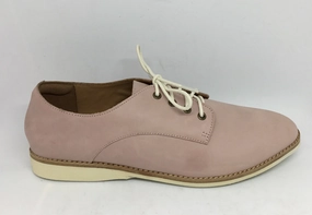 Versatile Footwear Marathon Pace Rollie Derby Snow Pink Leather