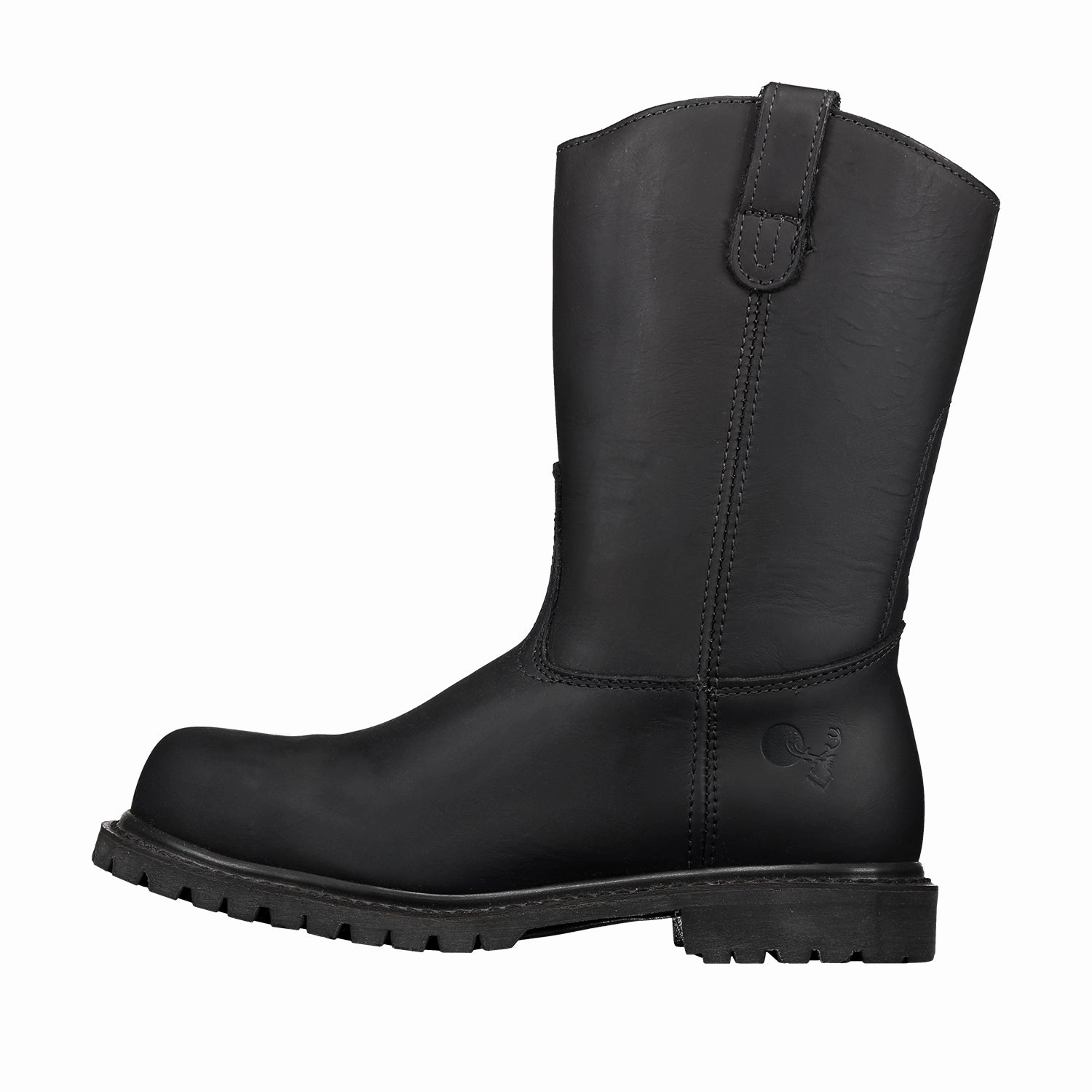 10" Wellington Steel Toe Work Boots for Men and Electrical Hazard and Oil and Slip Resistant Western Square Toe Work Boots