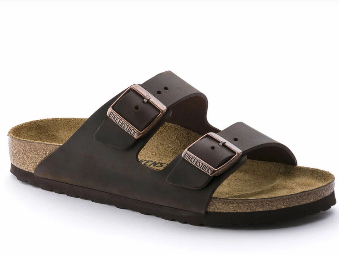 Durable Travel Footwear Chill Essential Birkenstock Arizona Full Grain Leather ~ Oiled Habana ~ Cognac ~ Brown ~ Tabacco Brown ~ Iron ~ Black Smooth Leather Regular Fit