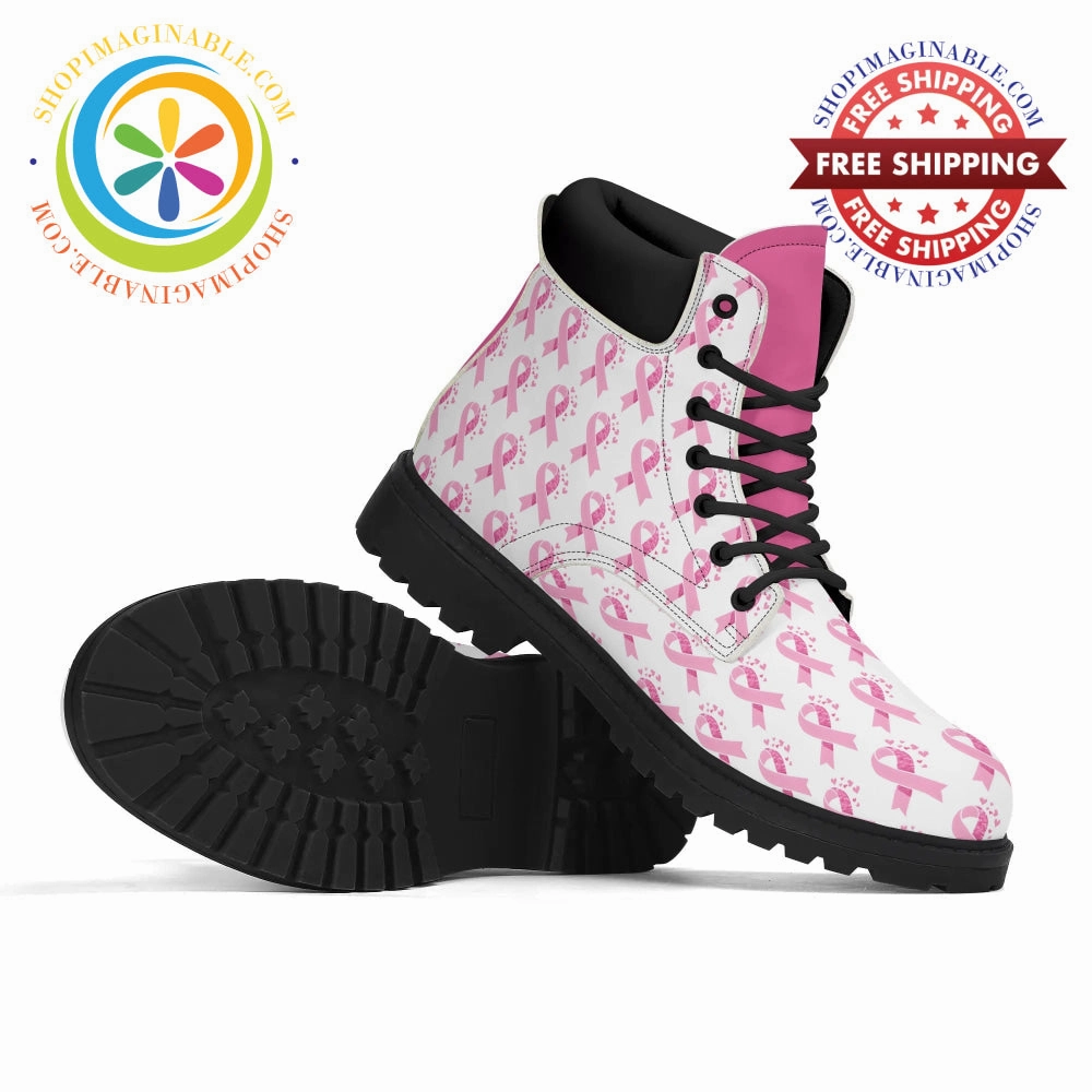 Pink Cancer Awareness Ladies Boots Work Boots Electrical Hazard