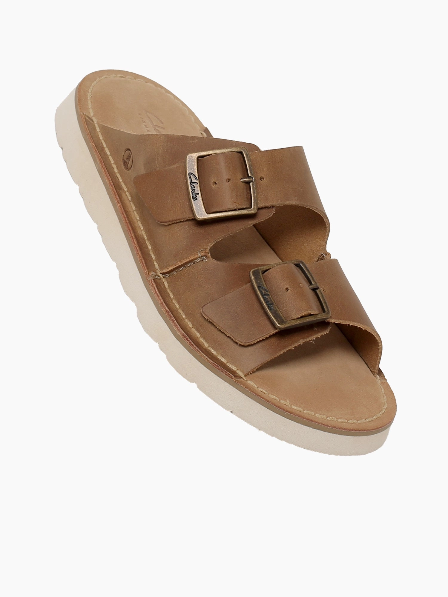 Solsbury Strap Dk Sand Leather Comfy And Cute Sandals