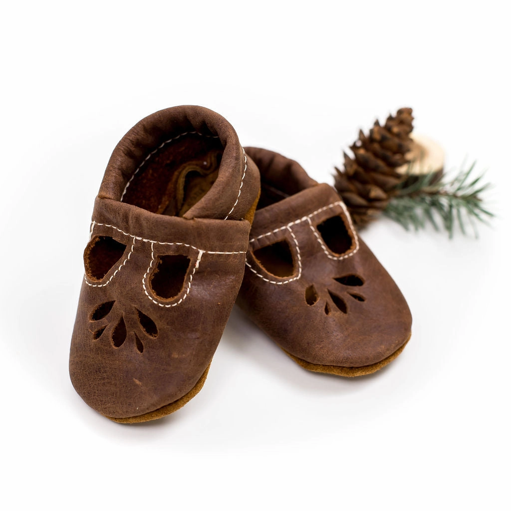 High Heels Walk Rust LOTUS T-Strap Shoes Baby and Toddler