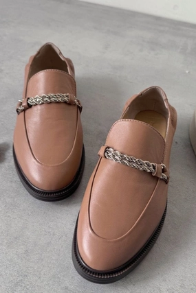 Copenhagen Shoes - Love And Walk - 0133 Cappuccino Quilted Loafers