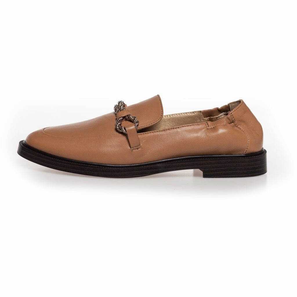 Copenhagen Shoes - Love And Walk - 0133 Cappuccino Open Toe Loafers