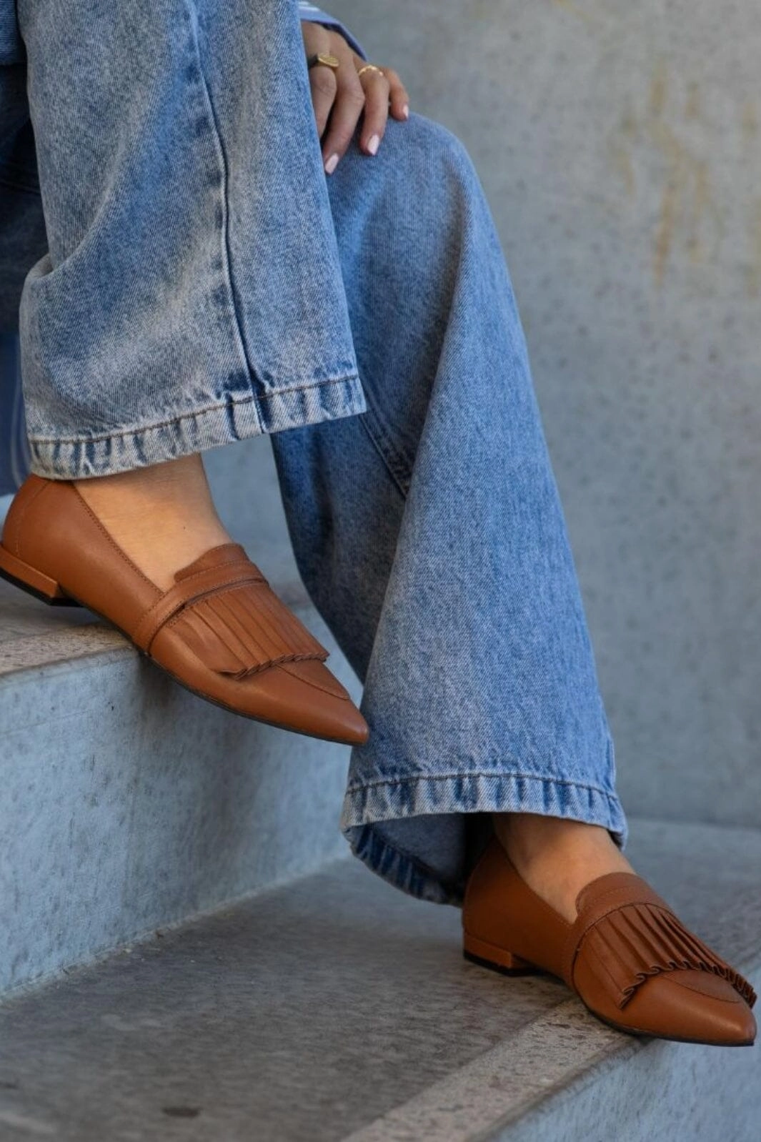 Forudbestilling - Copenhagen Shoes - Hopefull CS8585 - 023 - Tabacco Suit Tassel Loafers