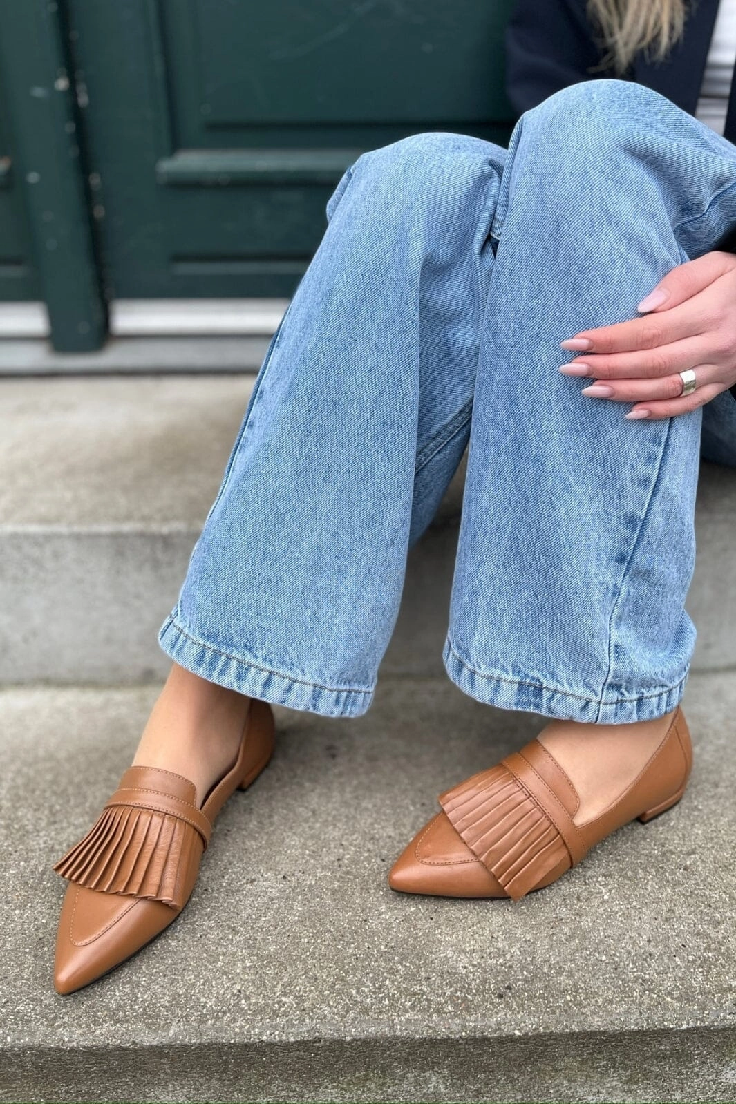 Woven Leather Loafers Forudbestilling - Copenhagen Shoes - Hopefull CS8585 - 023 - Tabacco