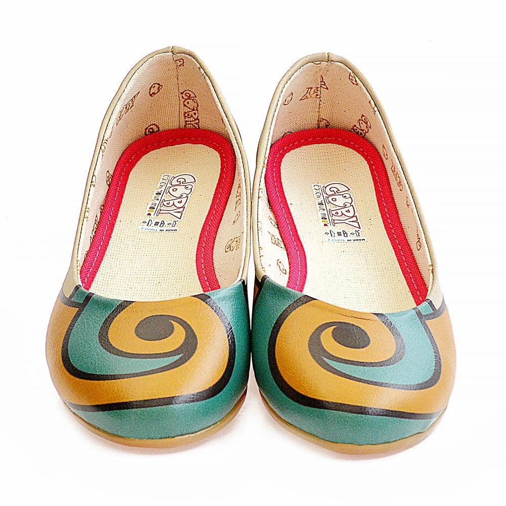 Modern Bold Move Light Spiral Ballerinas Shoes 2001