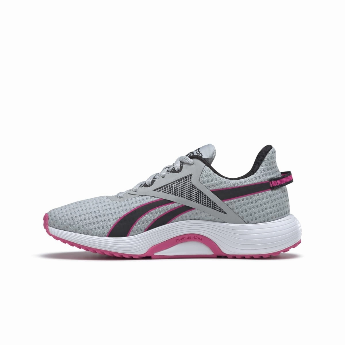 Everyday Flex Running Track REEBOK GY3975 LITE PLUS 3 WMN'S (Medium) Grey/Black/Pink Mesh Running Shoes