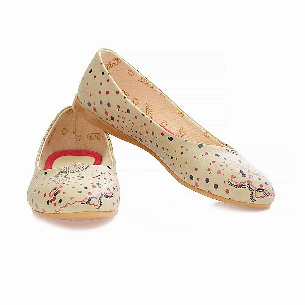 Storm Proof Spotted Dress Ballerinas Shoes 2020