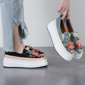 All Weather Hiking Boots Spring US Style Platform Shoes For Women's Outer Wear | Brodtica.com