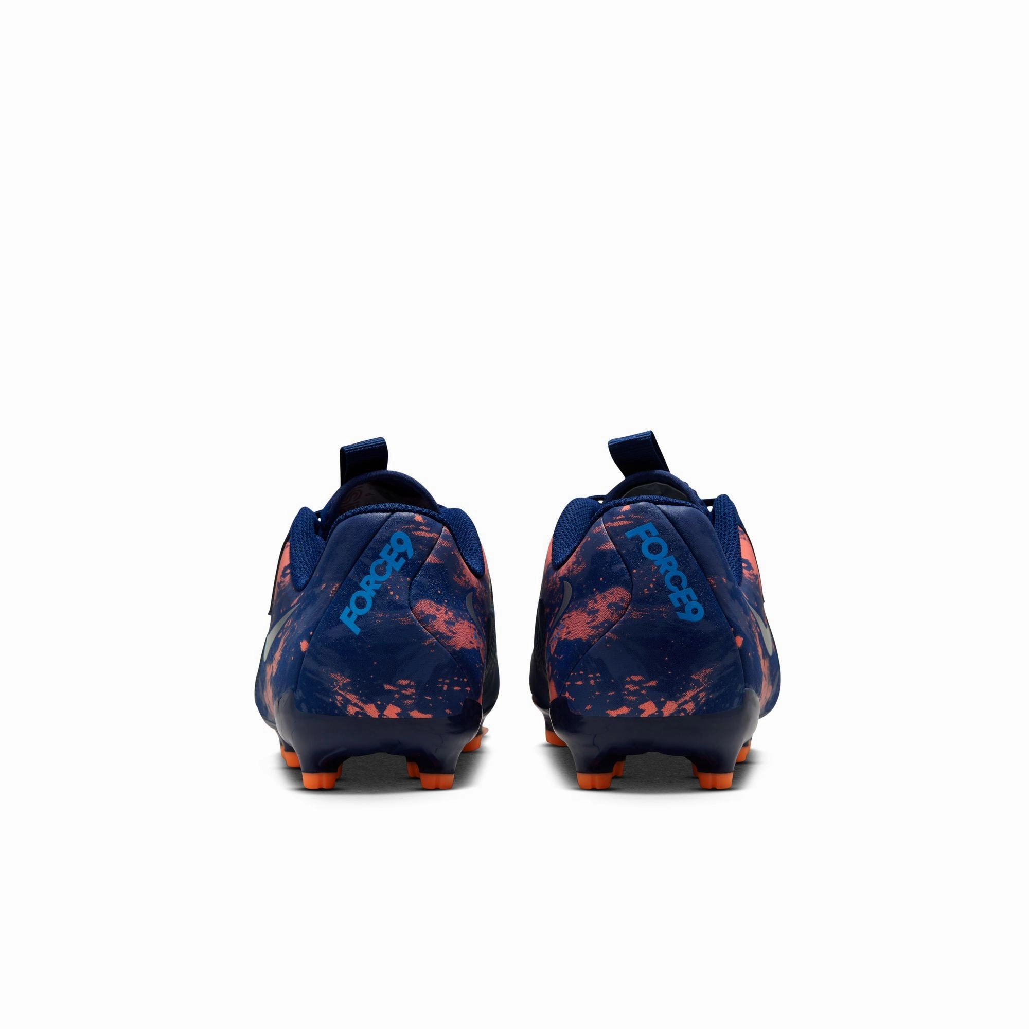 Soccer Players With Cleats Nike Junior Phantom GX Academy FG/MG Firm Ground Soccer Cleats- Blue Void/Chrome