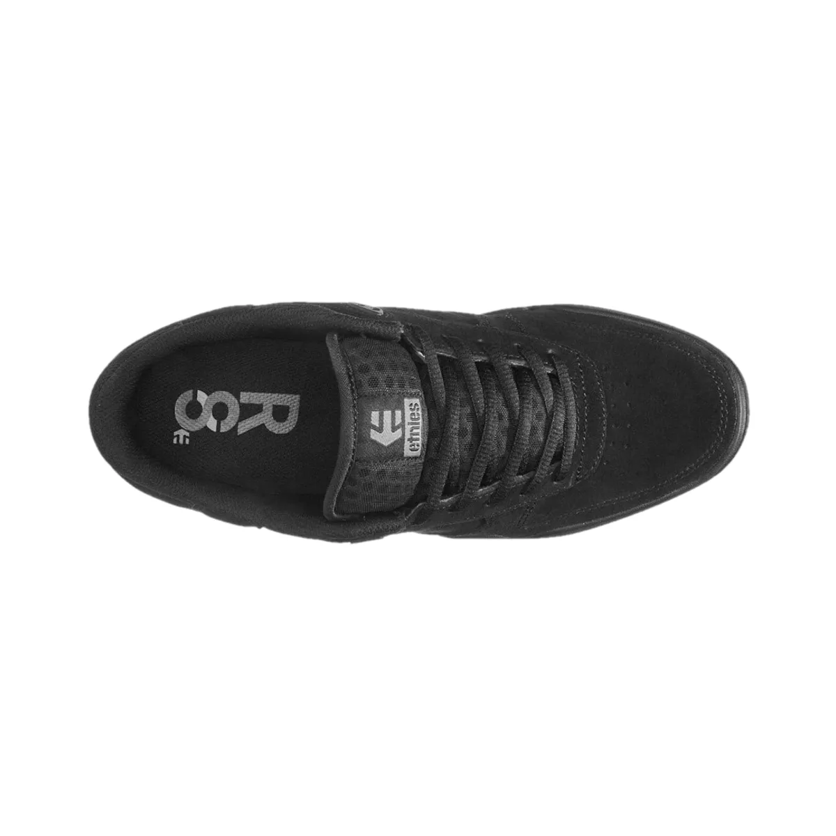 ETNIES 4102000147 003 ESTRELLA MN'S (Medium) Black/Black Suede & Synthetic & Textile Skate Shoes Dynamic support Urban Action Ride