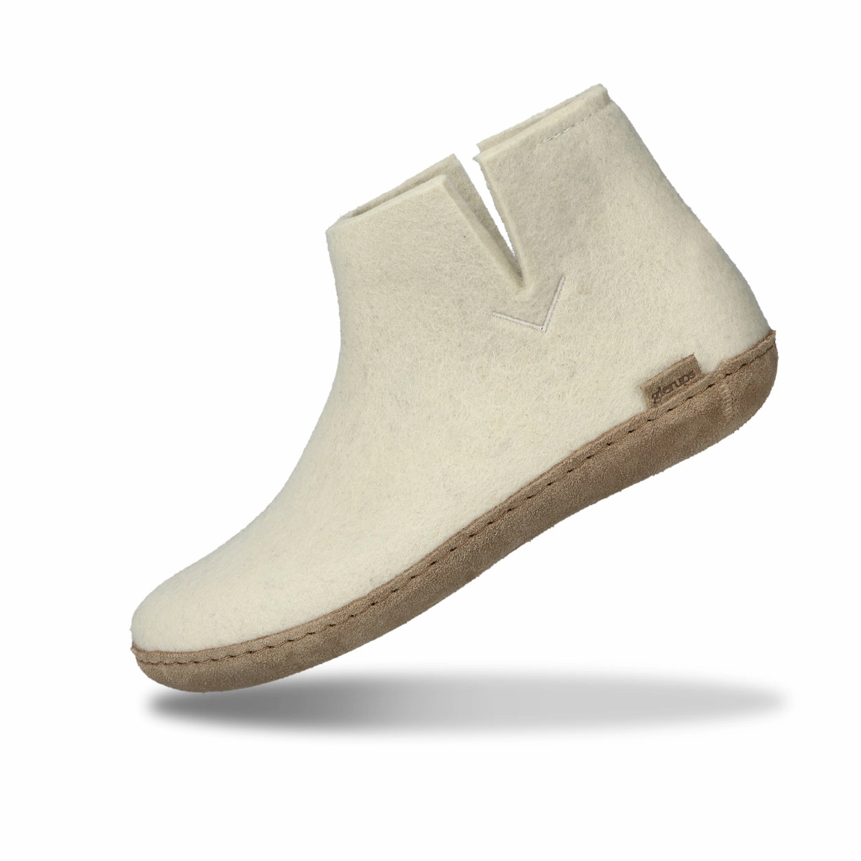 Boot with leather sole - Off white Durable Fit Travelers Friendly